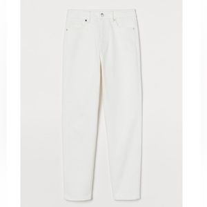 Mom high rise cream jeans